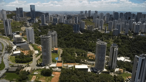 Vista aérea do Vale do Sereno