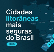 Ranking das 10 cidades de praia mais seguras do Brasil em 2025